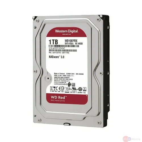 Western Digital Red 1TB Veri Diski 3.5'' Dahili Sata 3.0 5400RPM 64MB WD10EFRX