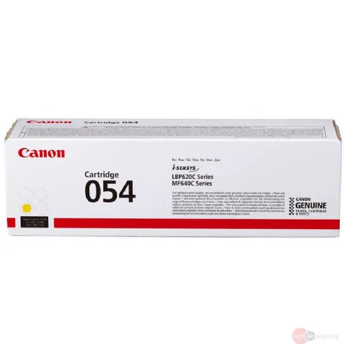 Canon CRG-054 Y Yellow Sarı 1.200 Sayfa Toner MF645 Fiyat
