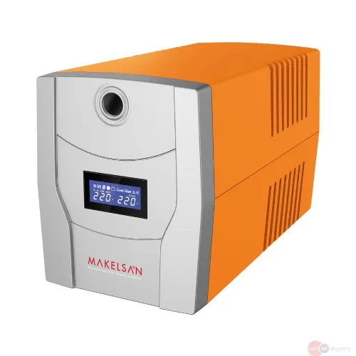 Makelsan Lion 1200 Va Line Interactive Lcd Ekran 2*7Ah Akü MU01200L11LX005