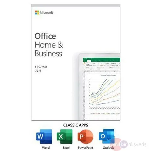 Microsoft Office 2019 Ev ve İş Türkçe Kutu T5D-03334