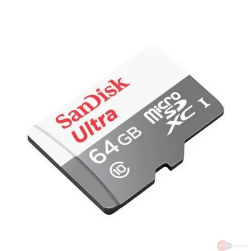 SanDisk Ultra microSDXC 64GB Hafıza Kartı SDSQUNR-064G-GN3MN