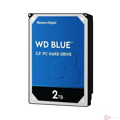 Western Digital Blue 2TB Veri Diski 3.5'' Dahili Sata 3.0 5400RPM 256MB WD20EZAZ