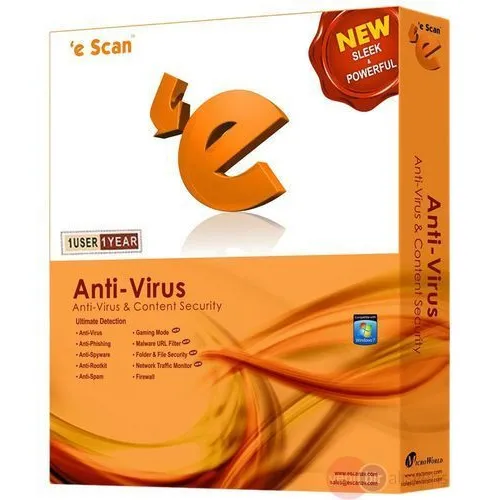 eScan Anti-Virus 1 Kullanıcı / 1 YIL  Home Product