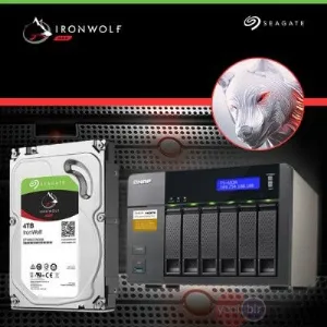 Seagate IronWolf NAS HDD 4TB 3.5 Satın Al
