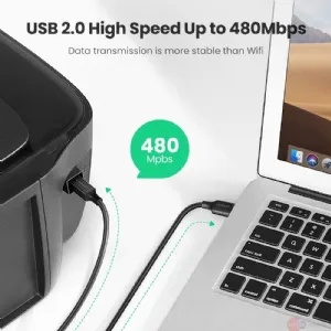 Ugreen USB To USB-B Tarayıcı Yazıcı Kablosu-3 Metre Satın Al